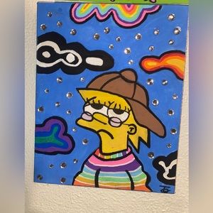 Lisa Simpson painting